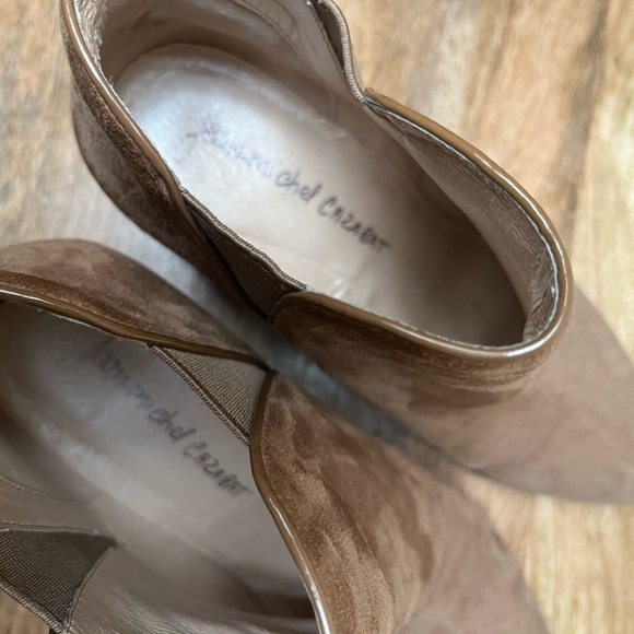 Jean-Michel Cazabat Suede Booties Sz 37.5 - Picture 7 of 11